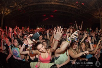 Party-goers at Solaris Festival
