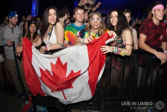 Party-goers at Solaris Festival