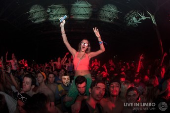Party-goers at Solaris Festival
