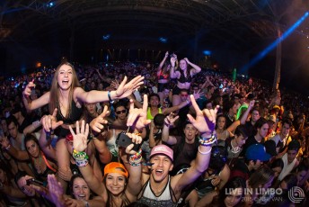 Party-goers at Solaris Festival